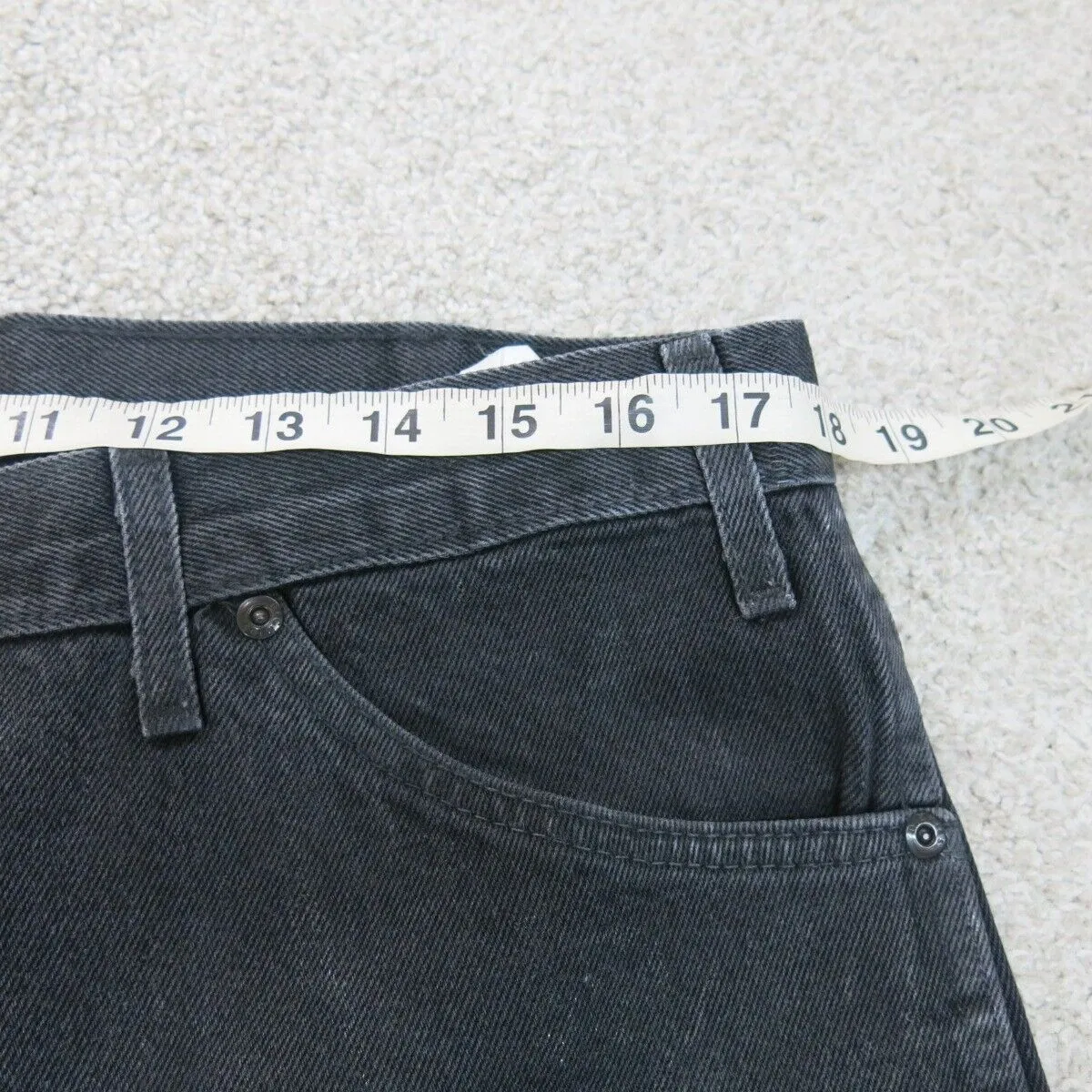 Dickies Pants Mens W36XL34 Black Chino Straight Leg Workwear Casual Outdoors