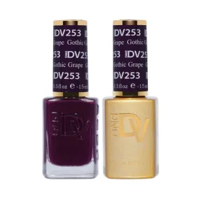 DND Gel & Polish Diva Duo - 253 Gothic Grape