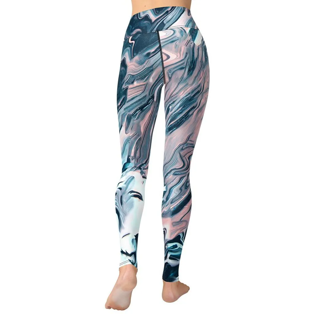 Dreamy Marble Yoga Leggings