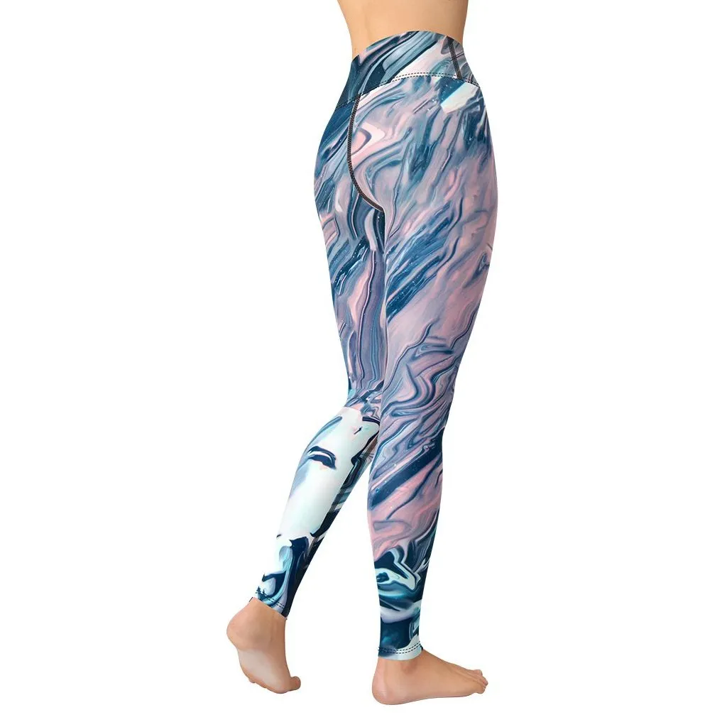 Dreamy Marble Yoga Leggings