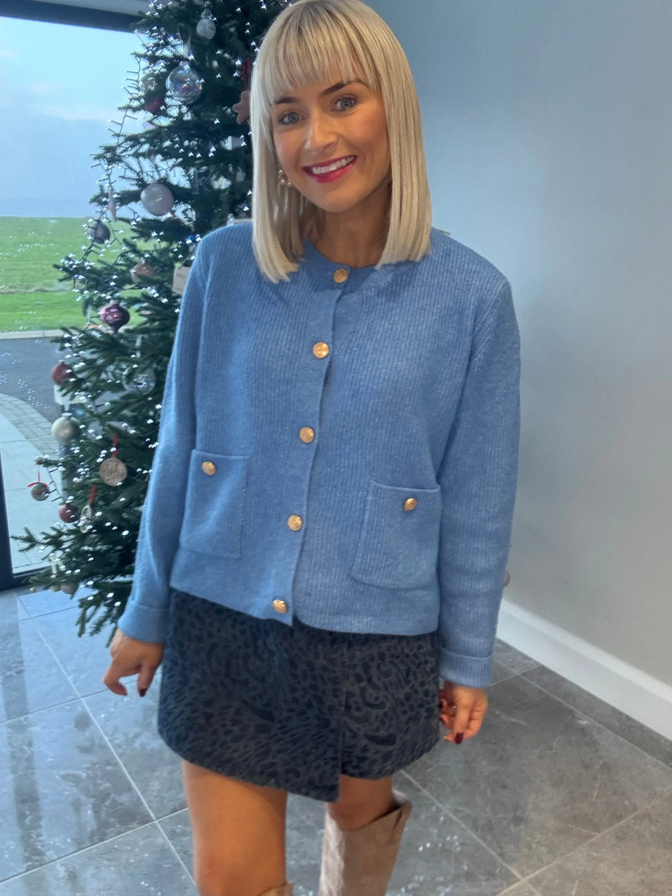 Emma Cardigan Blue