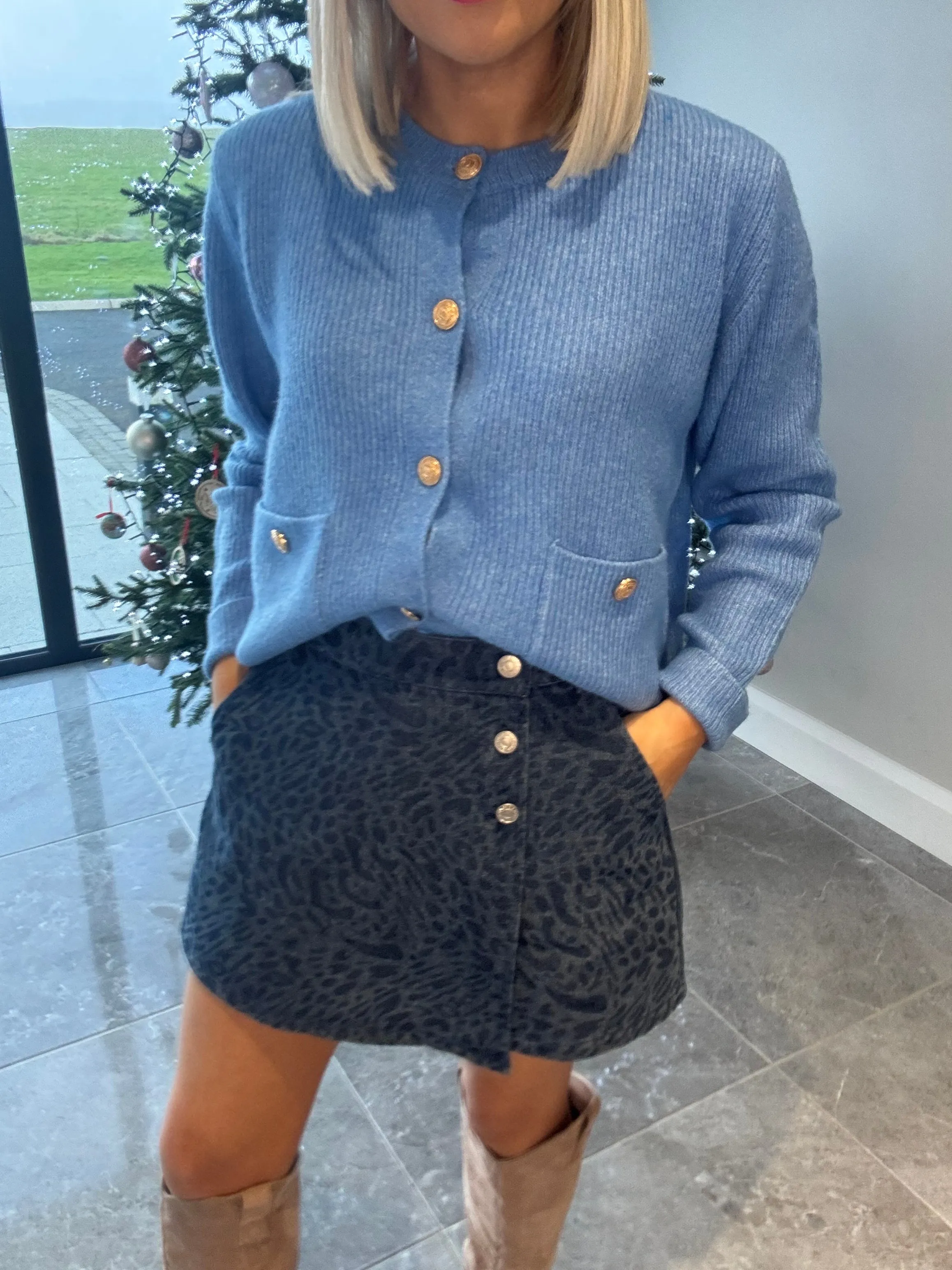 Emma Cardigan Blue
