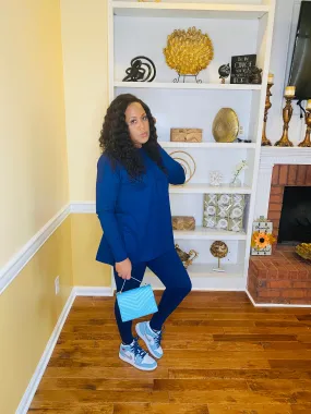 Everyday Essential two piece set (light navy)