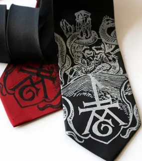 Ex Libris Necktie, Book Print Tie