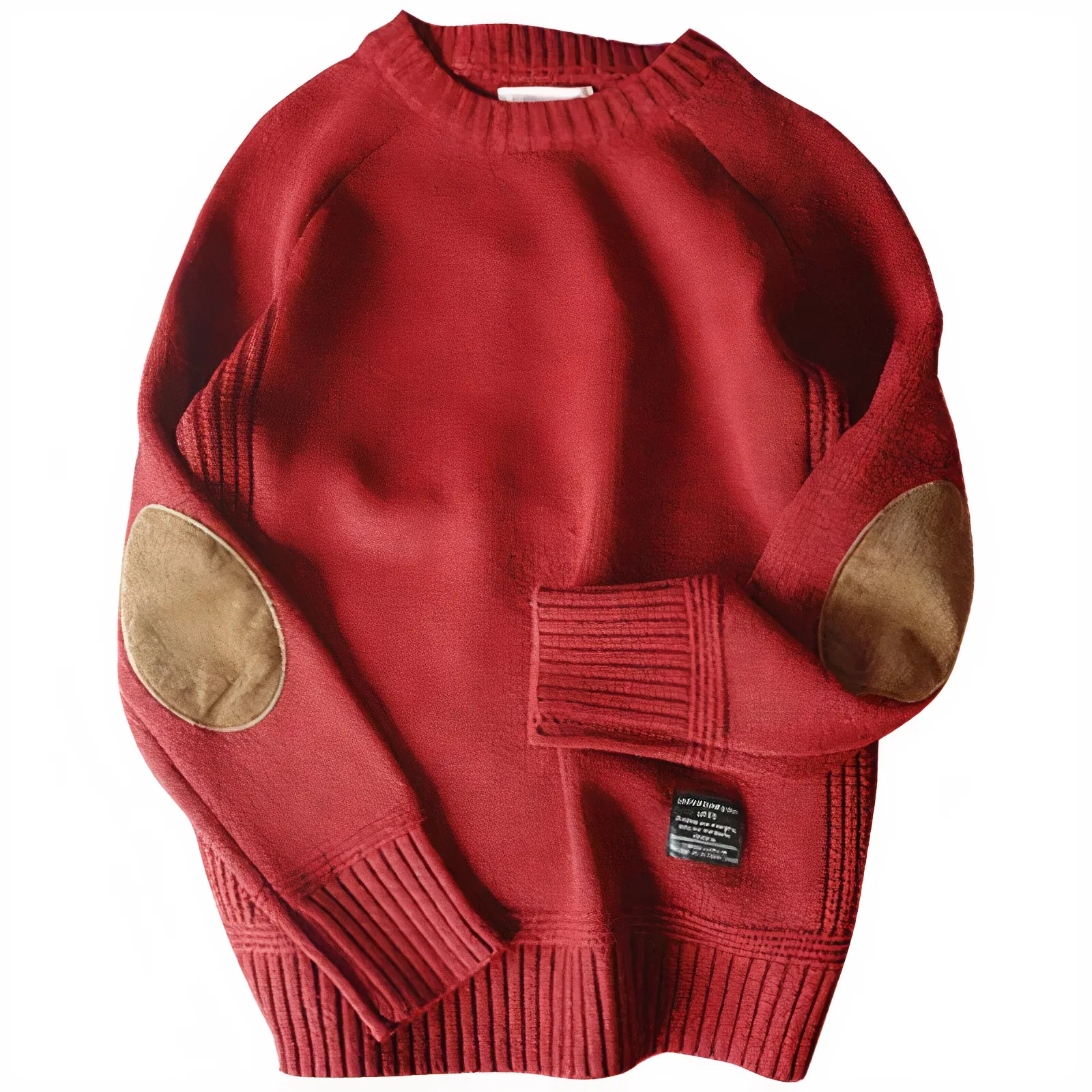 FAIZAN - Pull-over rapiécé tricoté