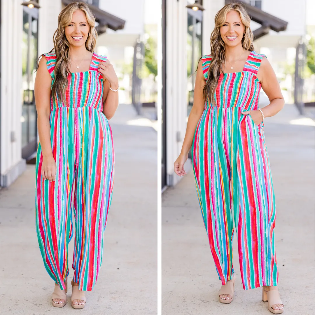 Feature Me Jumpsuit, Multi
