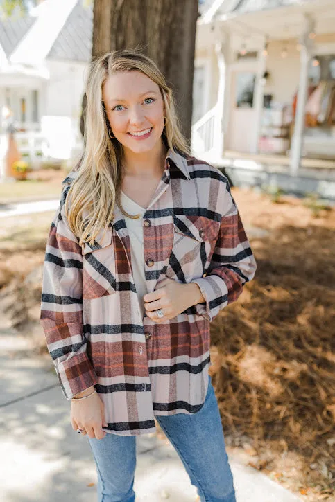 Forever in Flannel Button Up Shacket