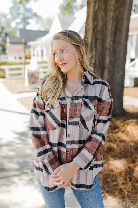Forever in Flannel Button Up Shacket