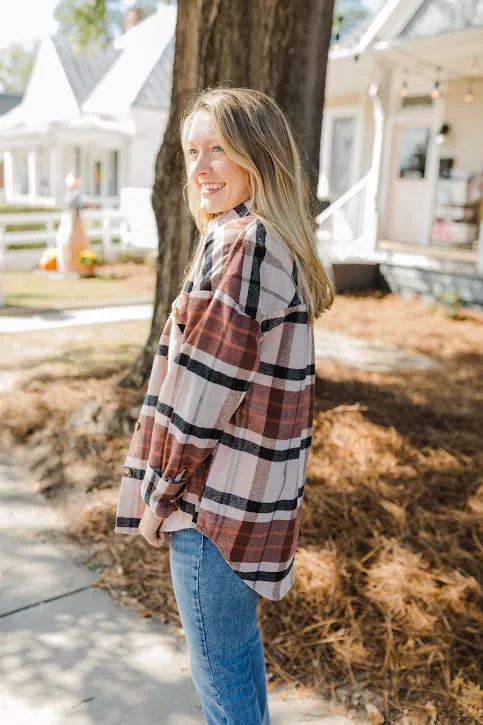 Forever in Flannel Button Up Shacket