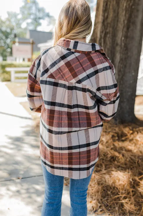 Forever in Flannel Button Up Shacket