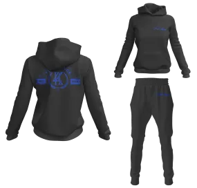 Four Kings Women's V1 Pullover Sweatsuit (Black)
