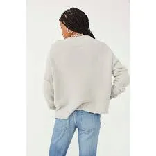 FREE PEOPLE Fuzzy Knit SAN VICENTE Pullover