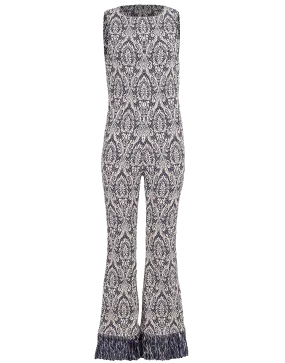 Fringe Hem Jumpsuit