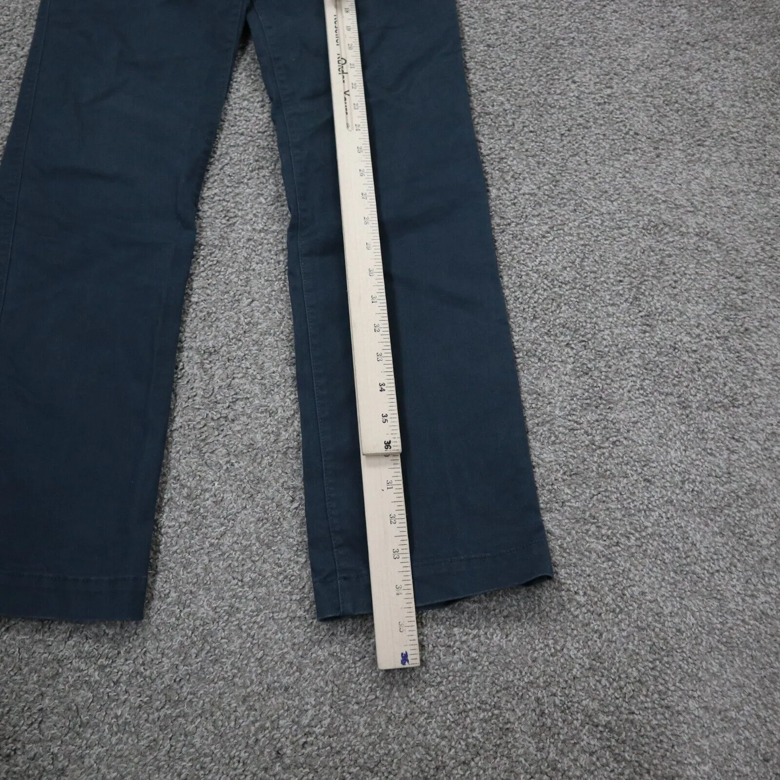GAP Mens Pants Slim Straight Leg Chino Stretch Mid Rise Blue Size W30XL34