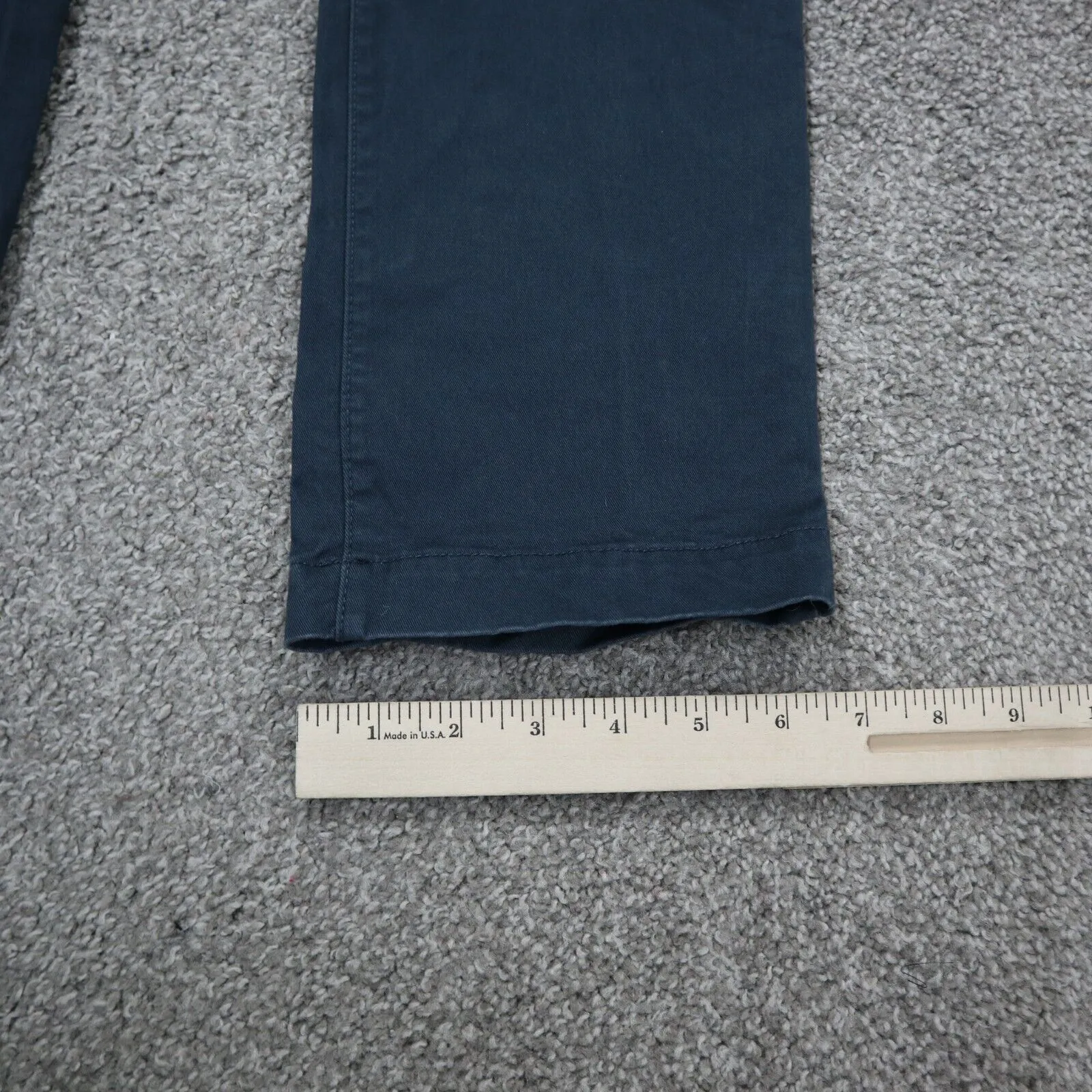 GAP Mens Pants Slim Straight Leg Chino Stretch Mid Rise Blue Size W30XL34