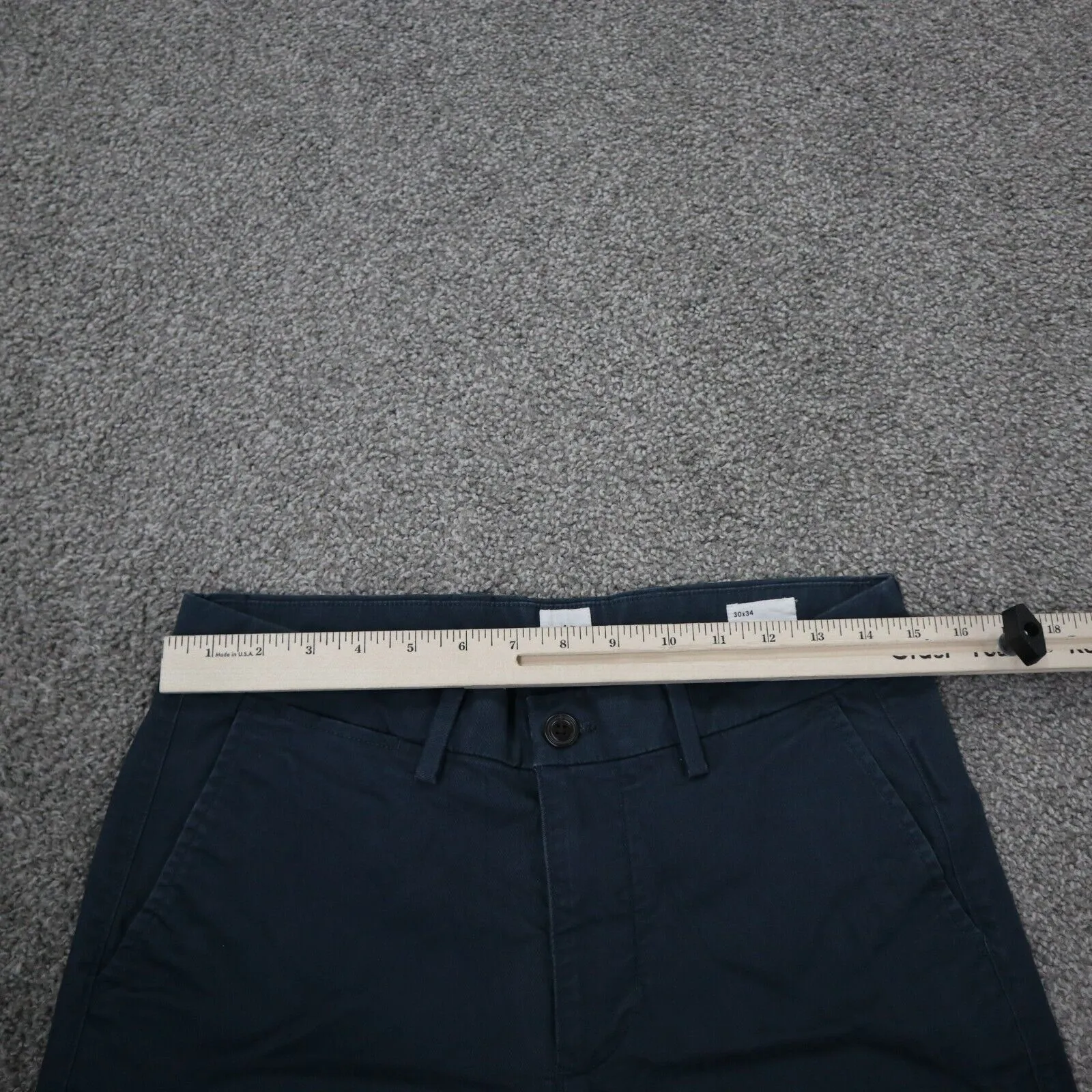 GAP Mens Pants Slim Straight Leg Chino Stretch Mid Rise Blue Size W30XL34
