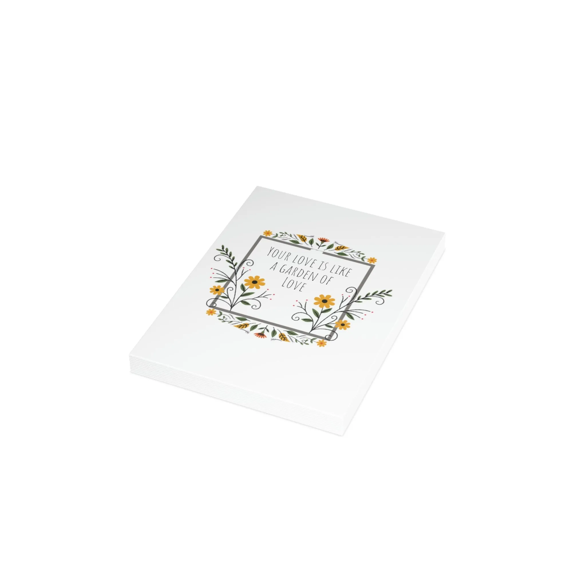 Garden of Love - Friendship Greeting Cards (1, 10, 30, and 50pcs)