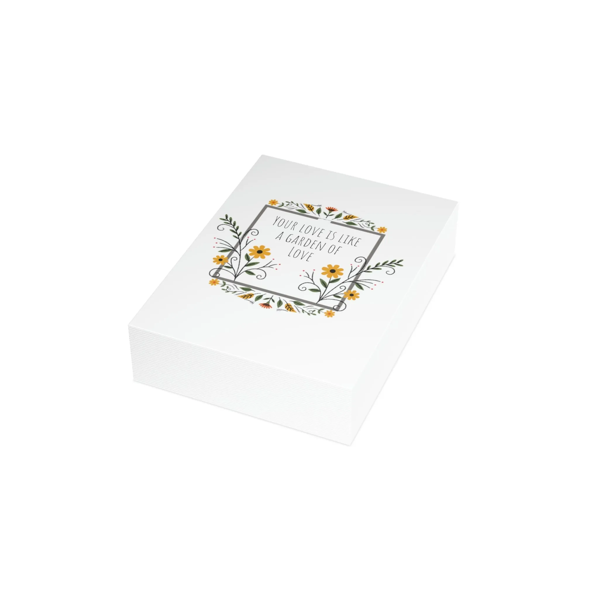 Garden of Love - Friendship Greeting Cards (1, 10, 30, and 50pcs)