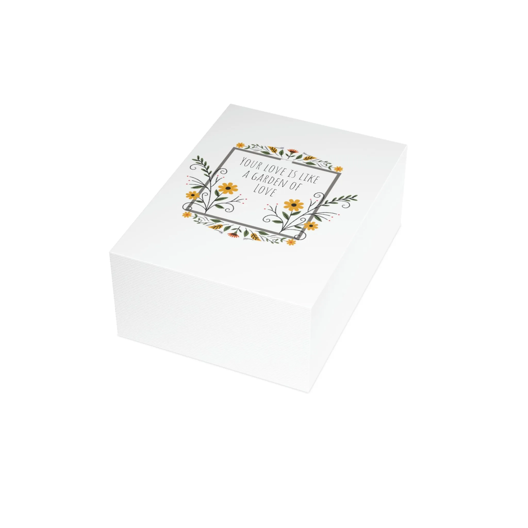 Garden of Love - Friendship Greeting Cards (1, 10, 30, and 50pcs)