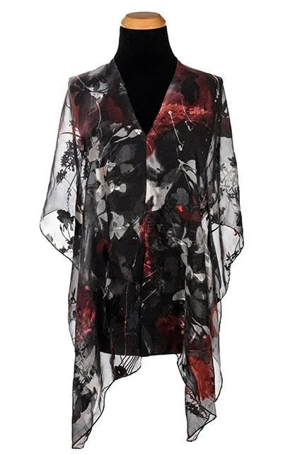 Garden Path Poncho - Poppy - One Left!
