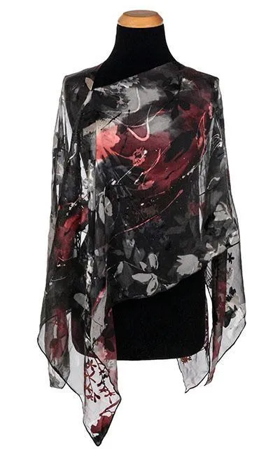 Garden Path Poncho - Poppy - One Left!