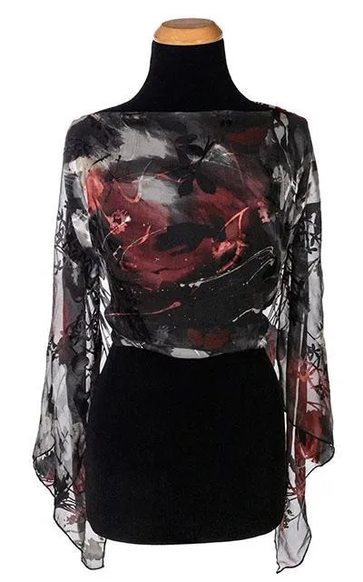 Garden Path Poncho - Poppy - One Left!