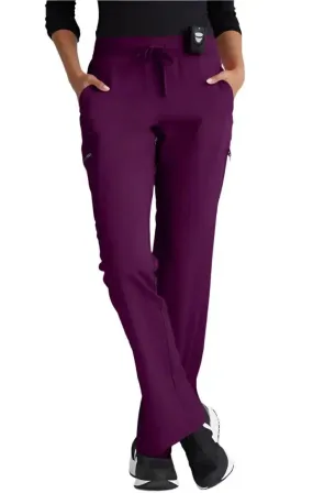 Grey's Anatomy™ by Barco  Kim 3-Pocket Mid-Rise Straight Leg Scrub Pant-Plus