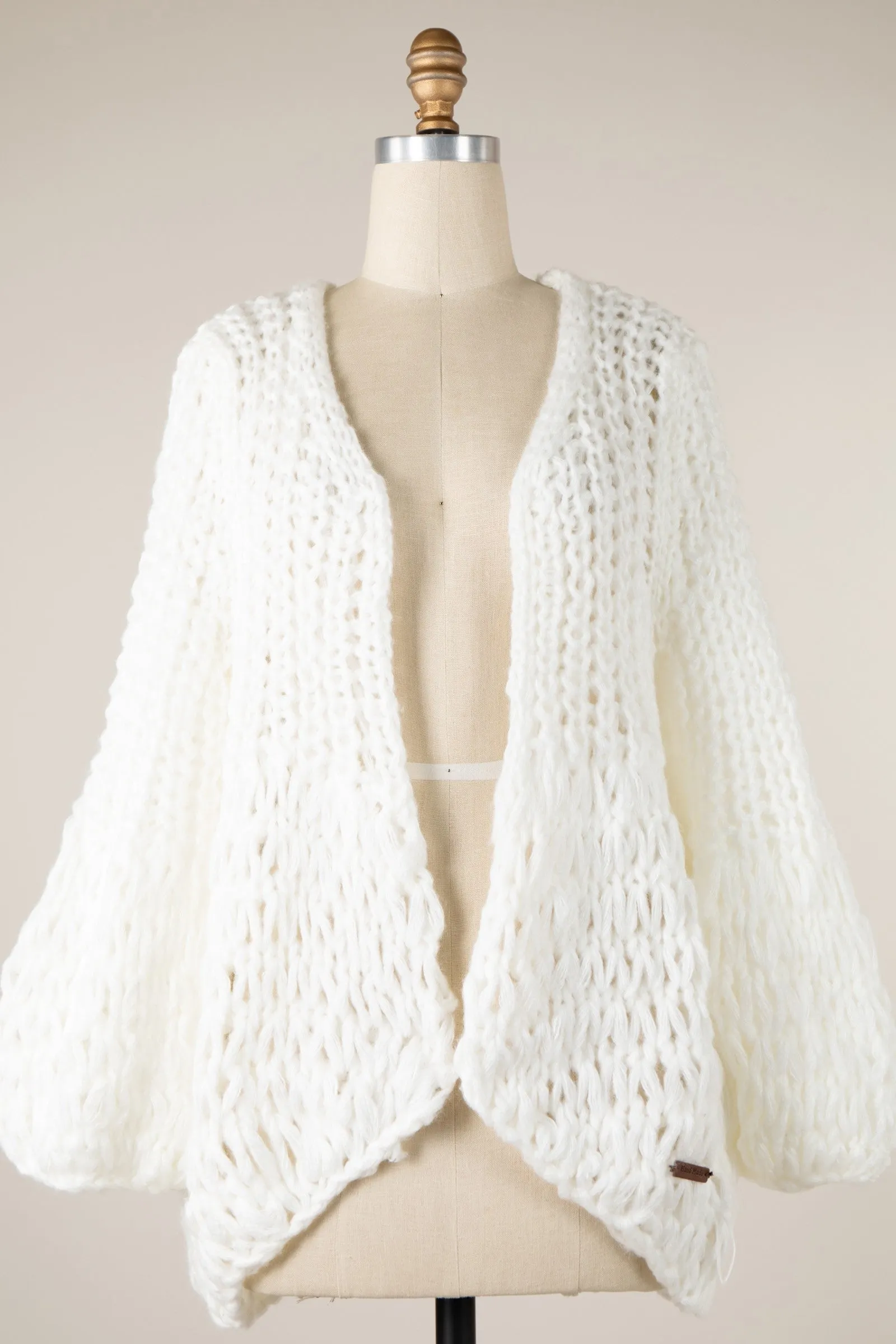 Handmade Fluffy Knit Cardigan