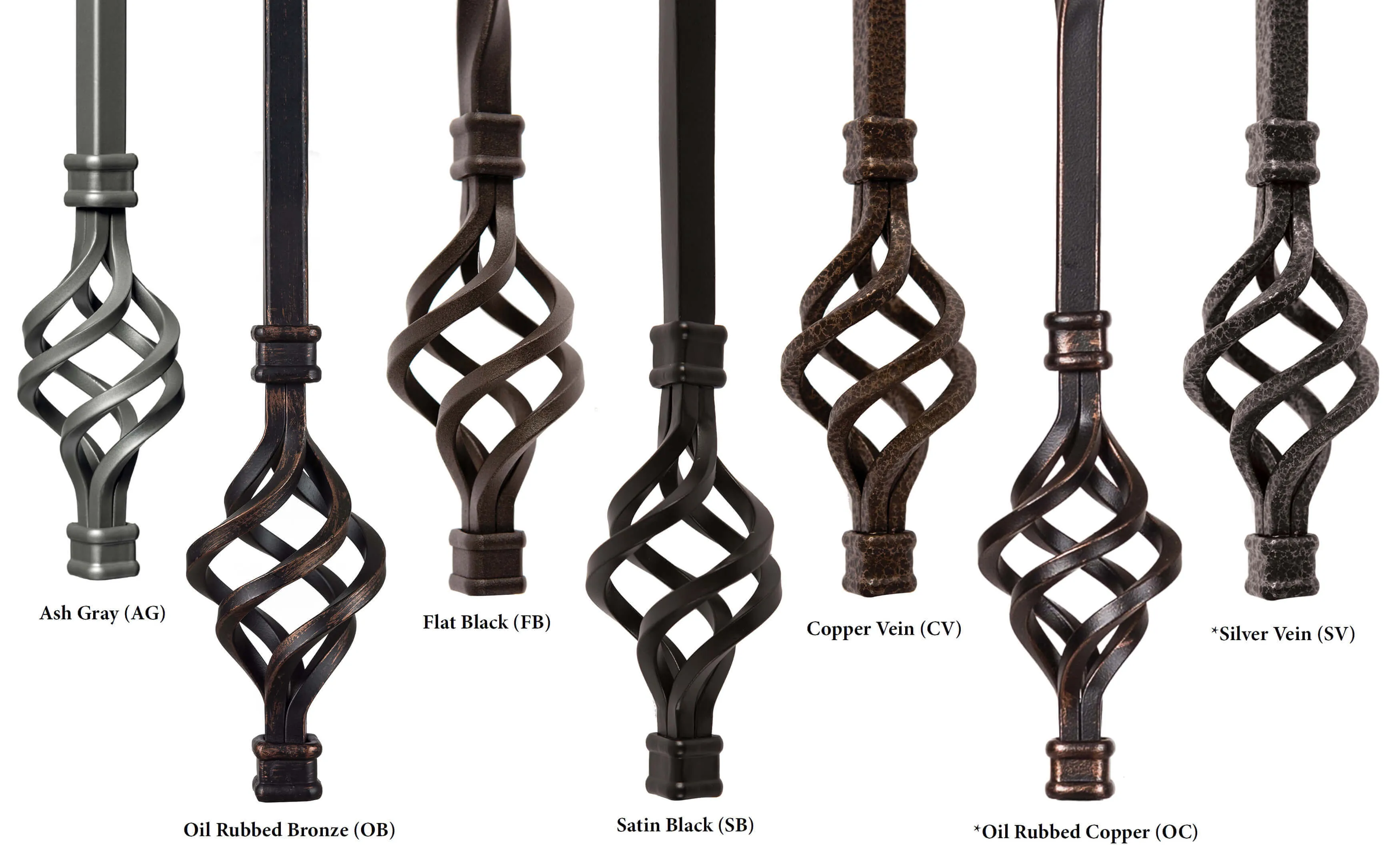 Hollow Iron Color Powder Coat Sample Pack (HOLLOWSAMPLE)