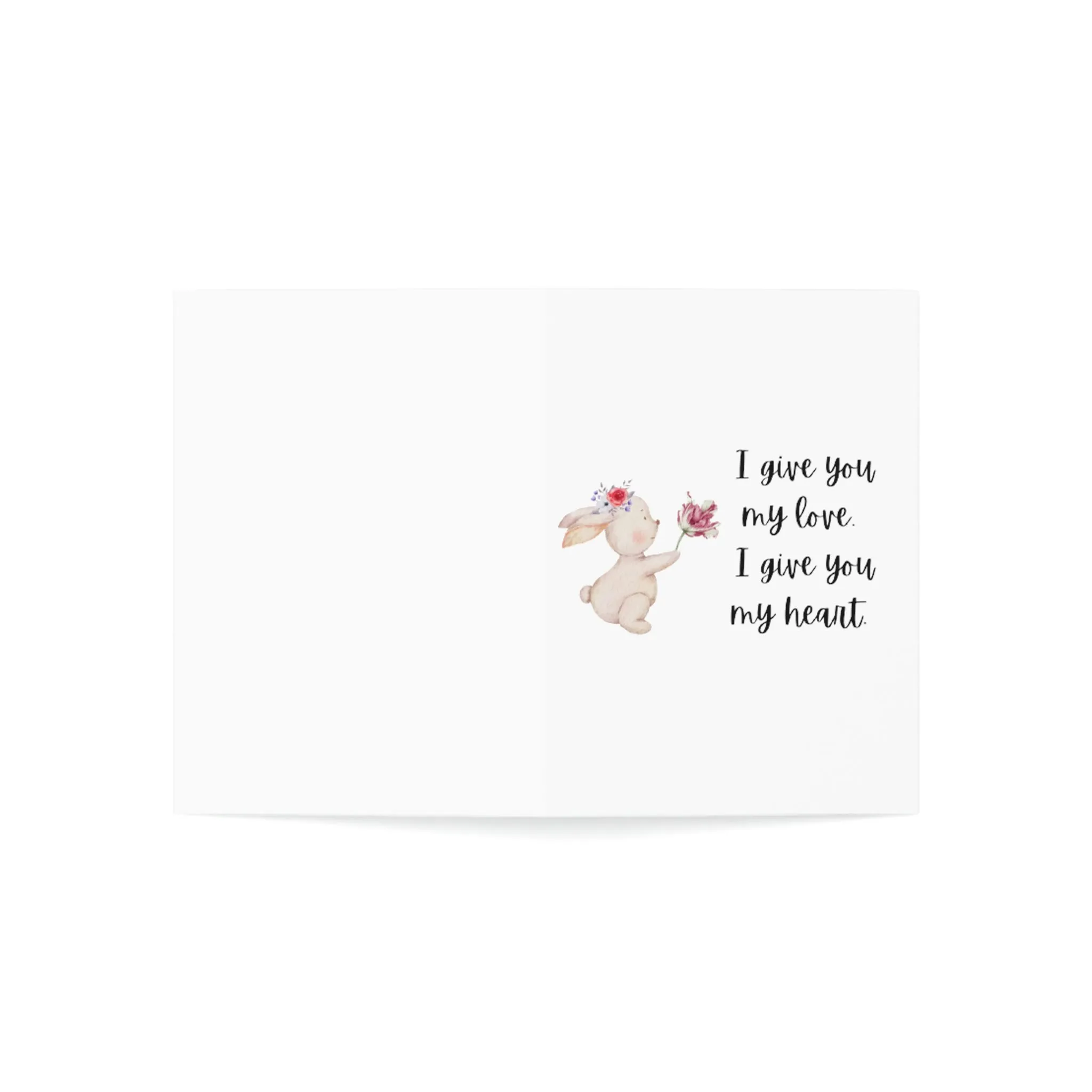 I give you Greeting Cards (1, 10, 30, and 50pcs)