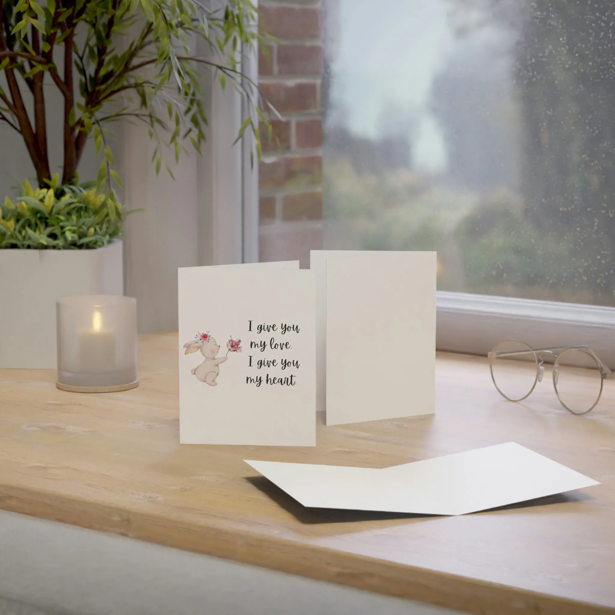 I give you Greeting Cards (1, 10, 30, and 50pcs)
