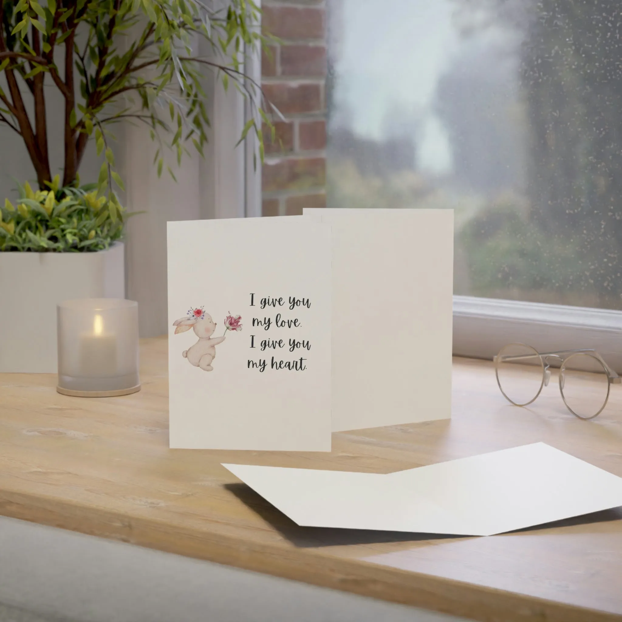 I give you Greeting Cards (1, 10, 30, and 50pcs)