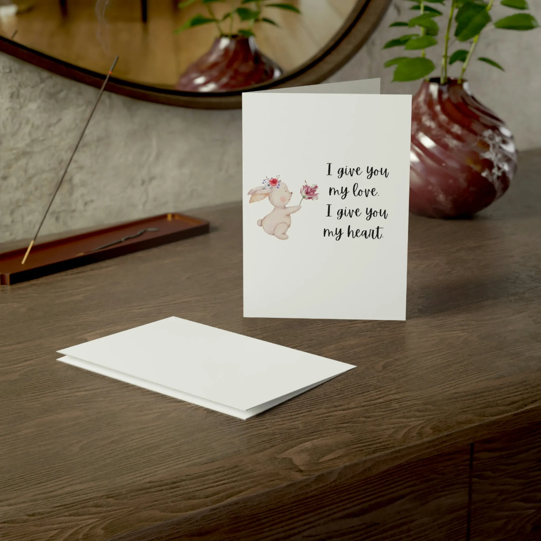 I give you Greeting Cards (1, 10, 30, and 50pcs)