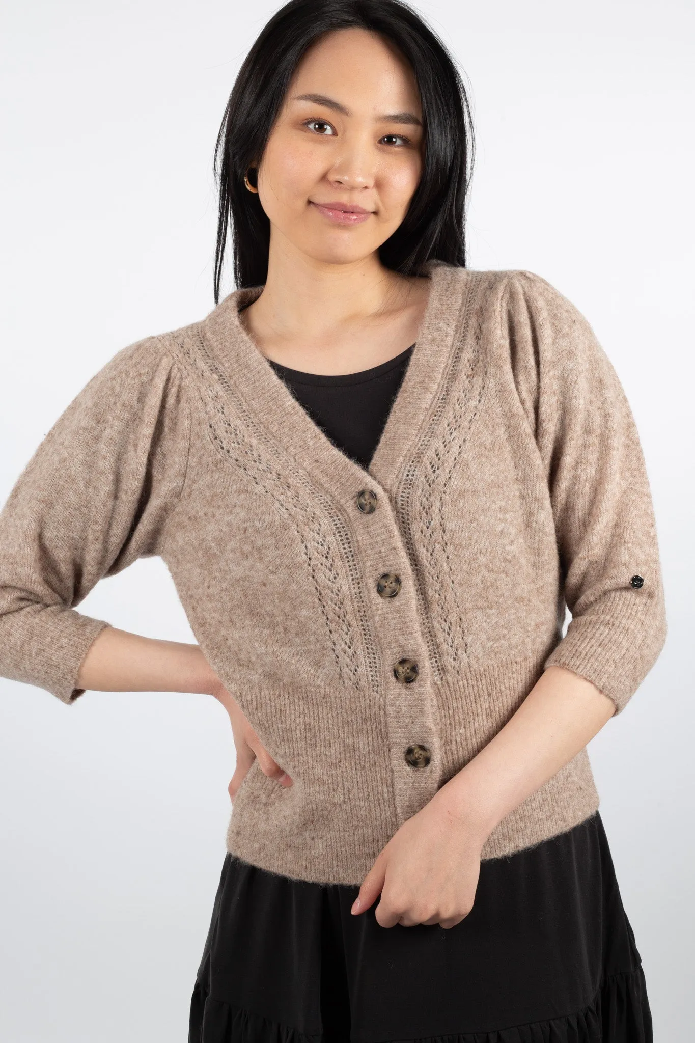 Indira Cardigan - Latte