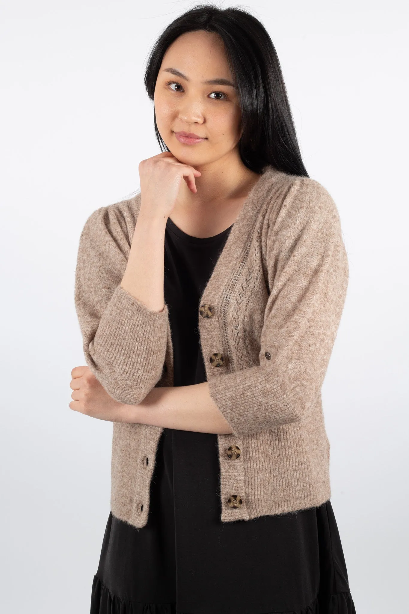 Indira Cardigan - Latte