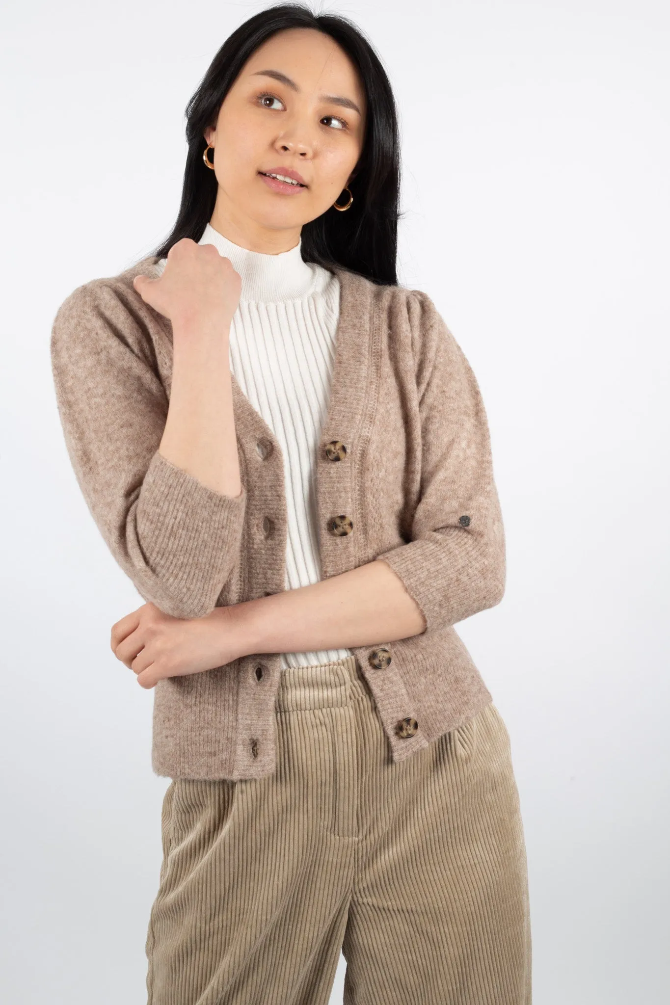 Indira Cardigan - Latte