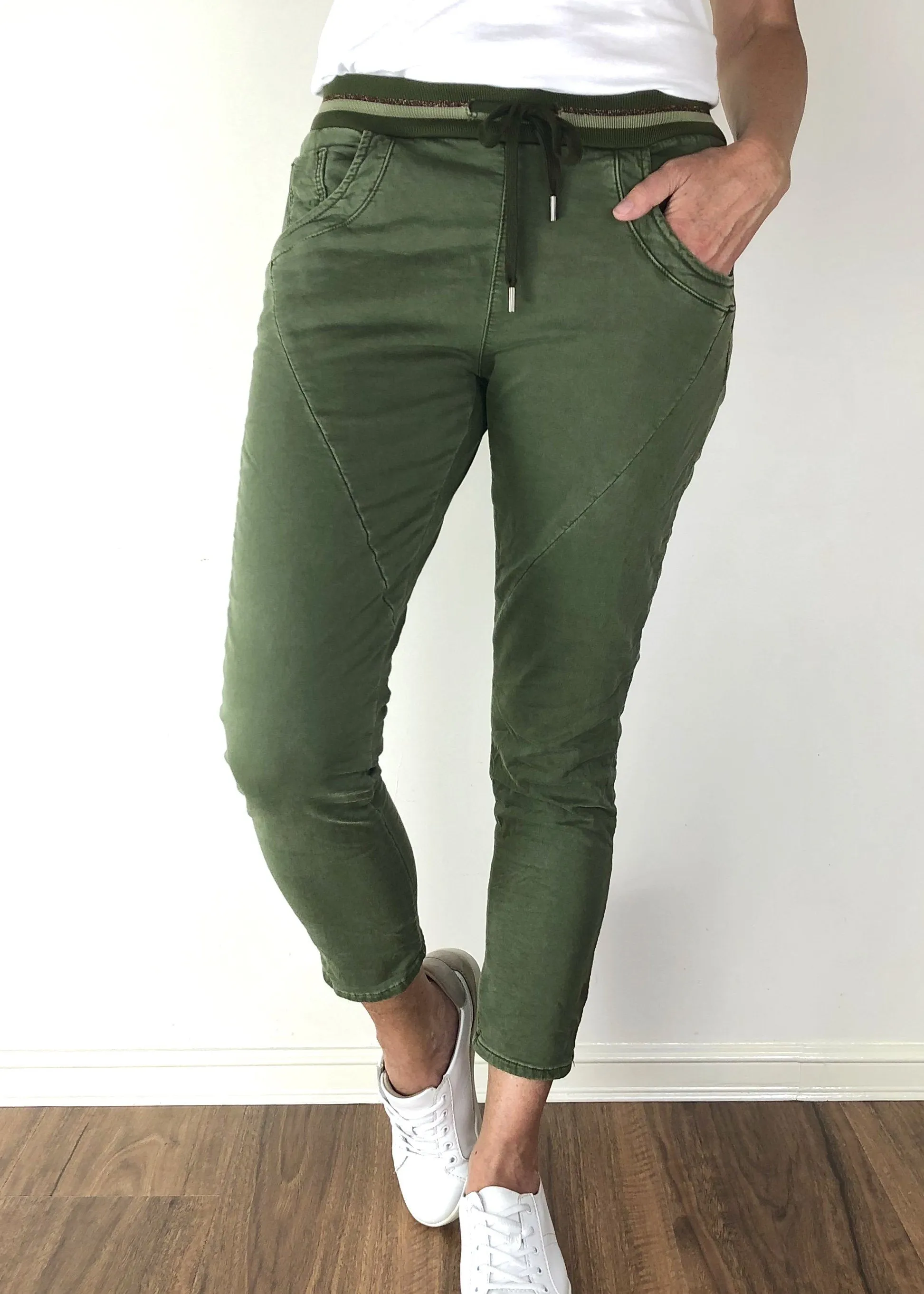 ITALIAN STAR Ralph Jogger Jeans - Khaki