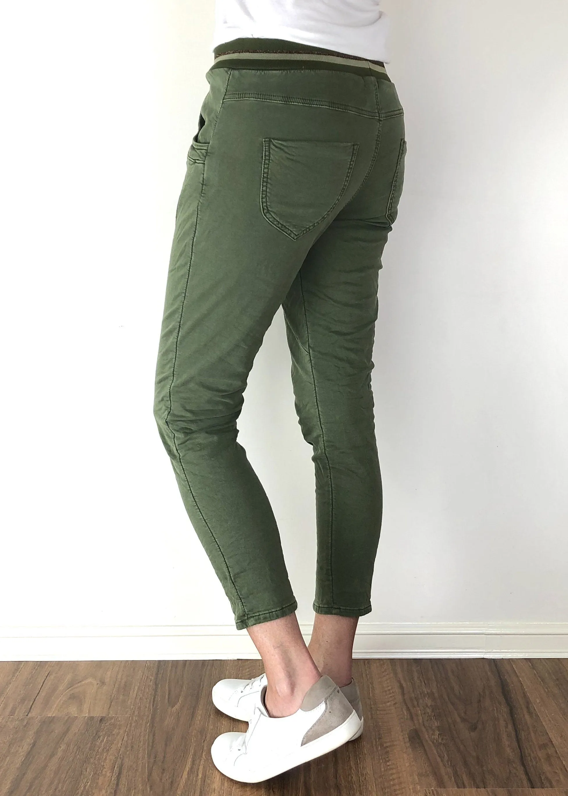 ITALIAN STAR Ralph Jogger Jeans - Khaki