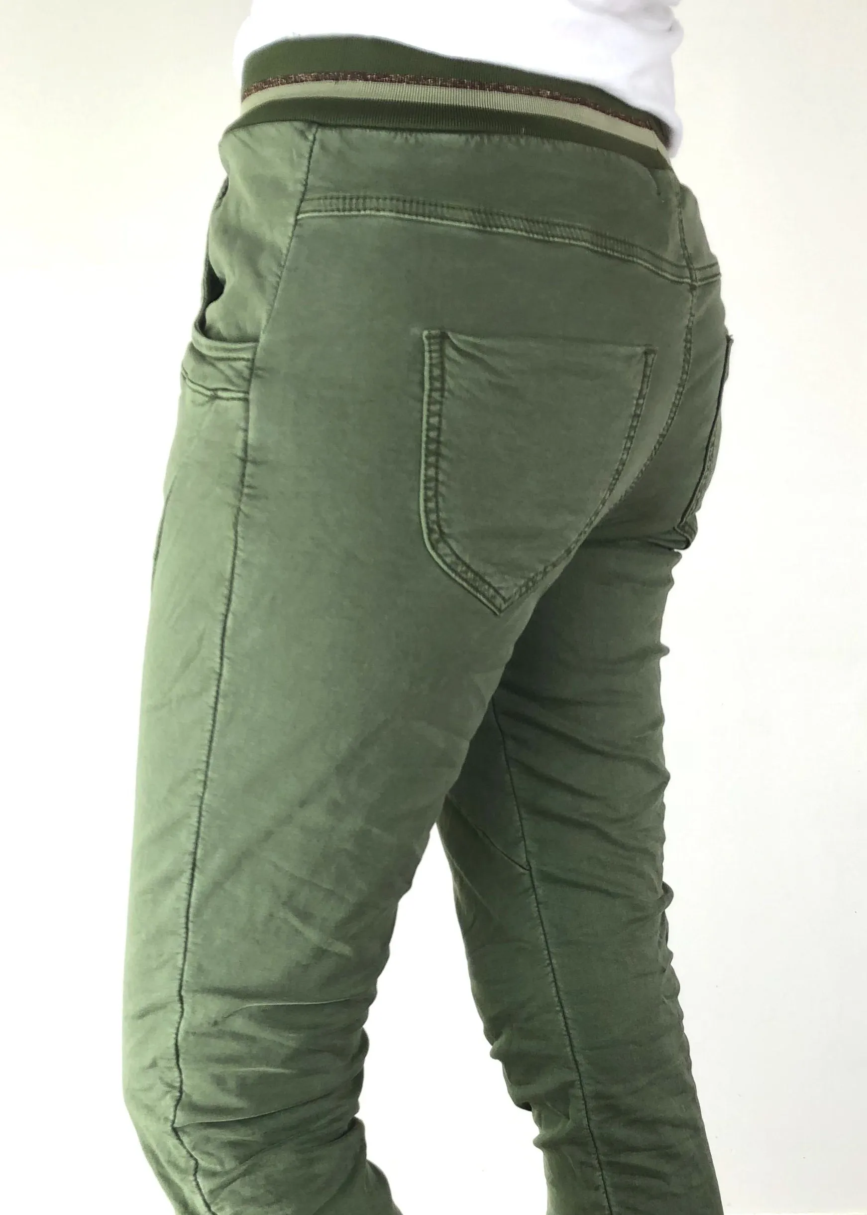 ITALIAN STAR Ralph Jogger Jeans - Khaki