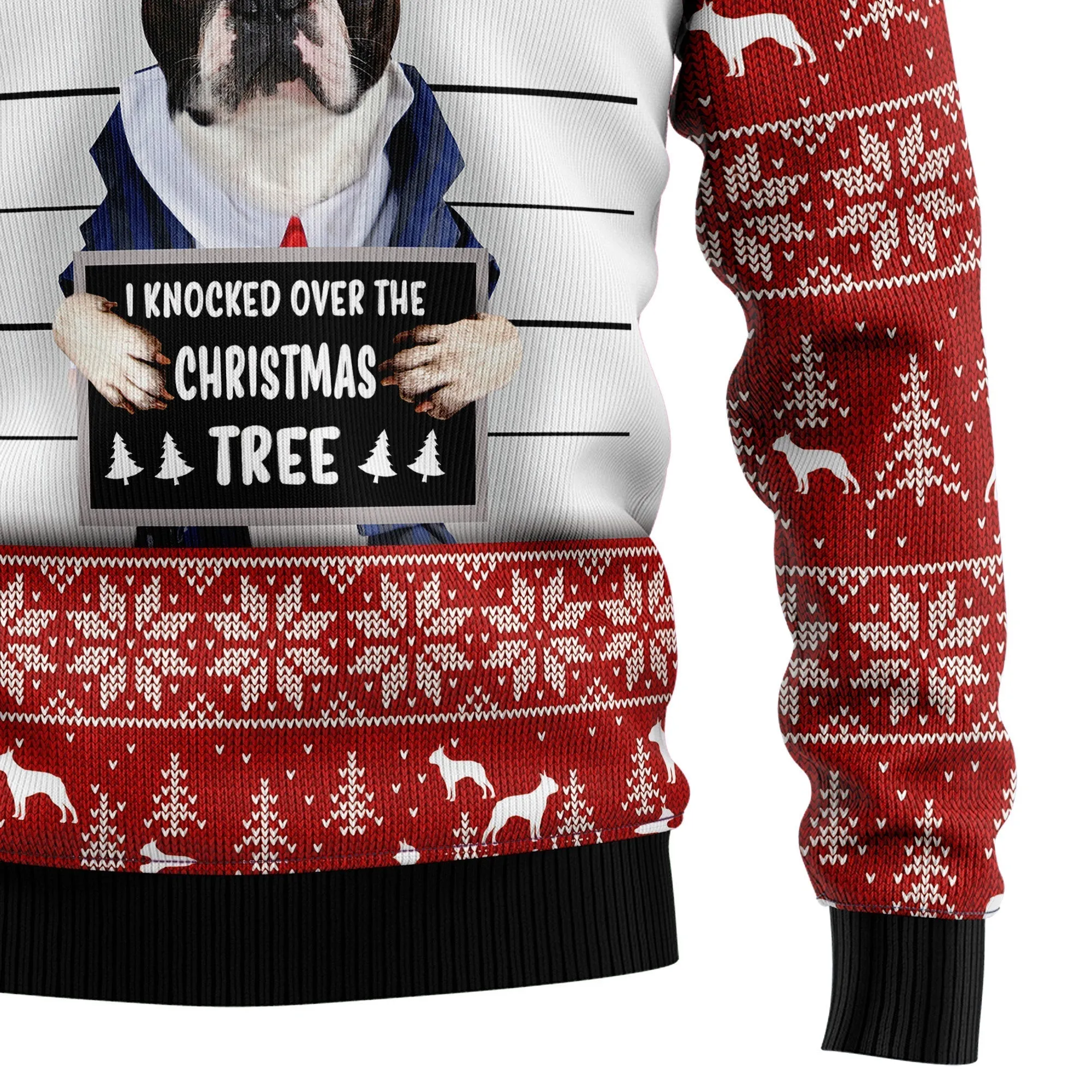 JulesRoche Ugly Christmas Sweater Funny Cozy Holiday Attire