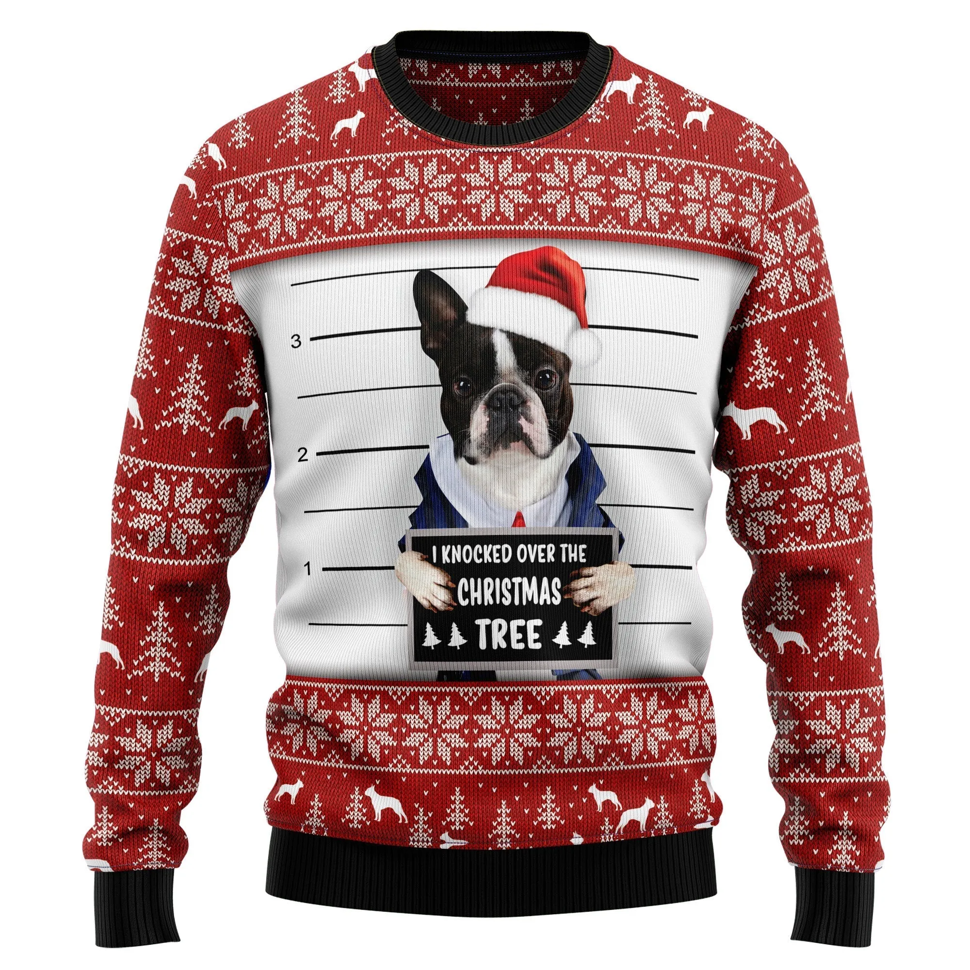 JulesRoche Ugly Christmas Sweater Funny Cozy Holiday Attire