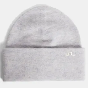 Kadie Alpaca Mix Beanie Light Grey Melange - AW23