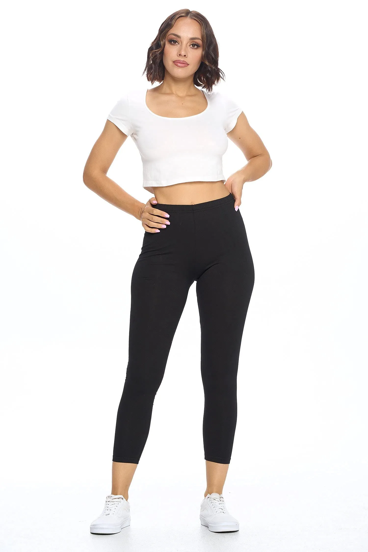 Khanomak Women's Full Length Cotton Leggings Pants