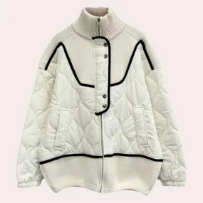 KIMBERLY - Elegant Storstrikket Cardigan til Damer