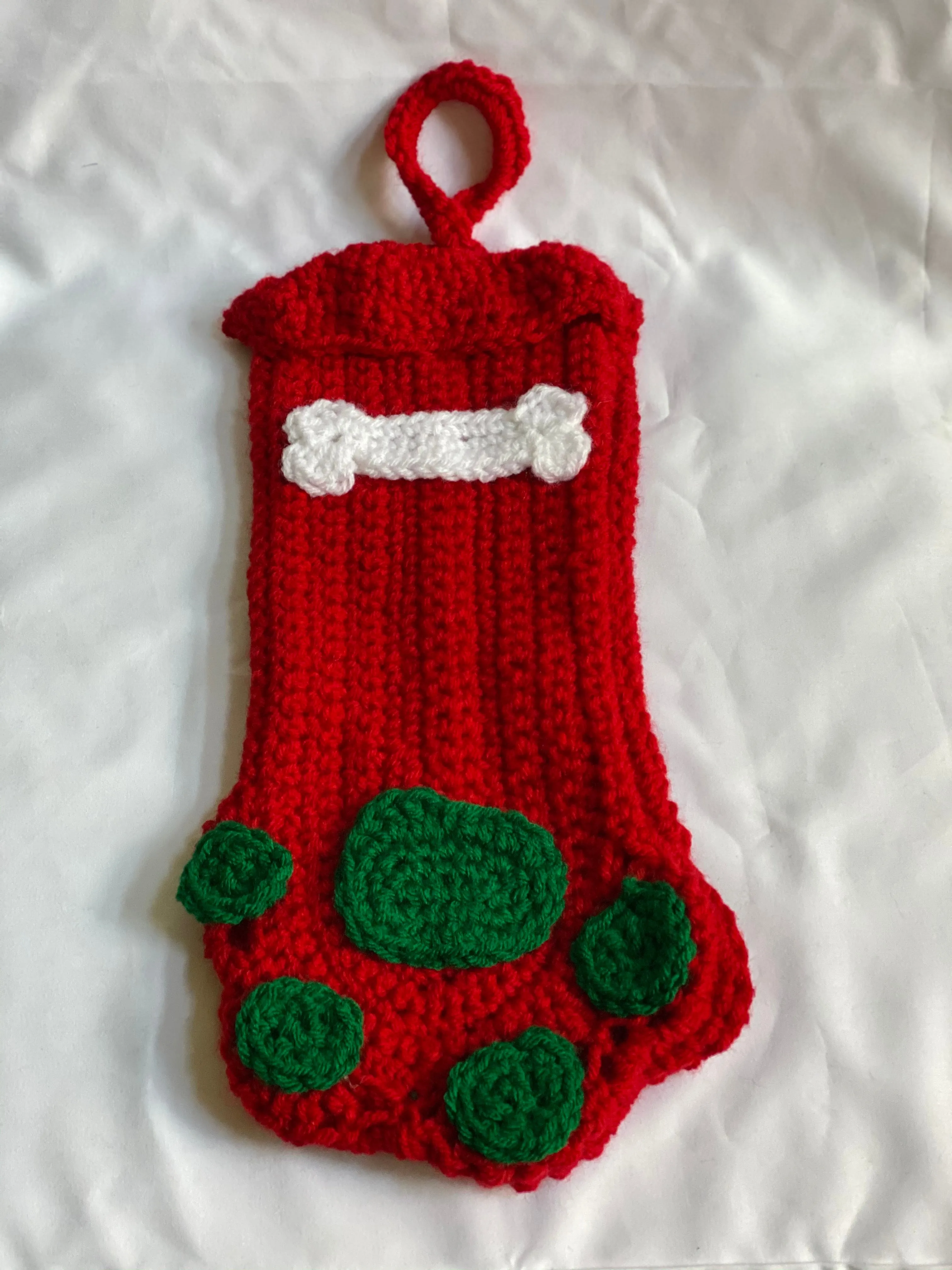 Large Red or Green Christmas Stocking
