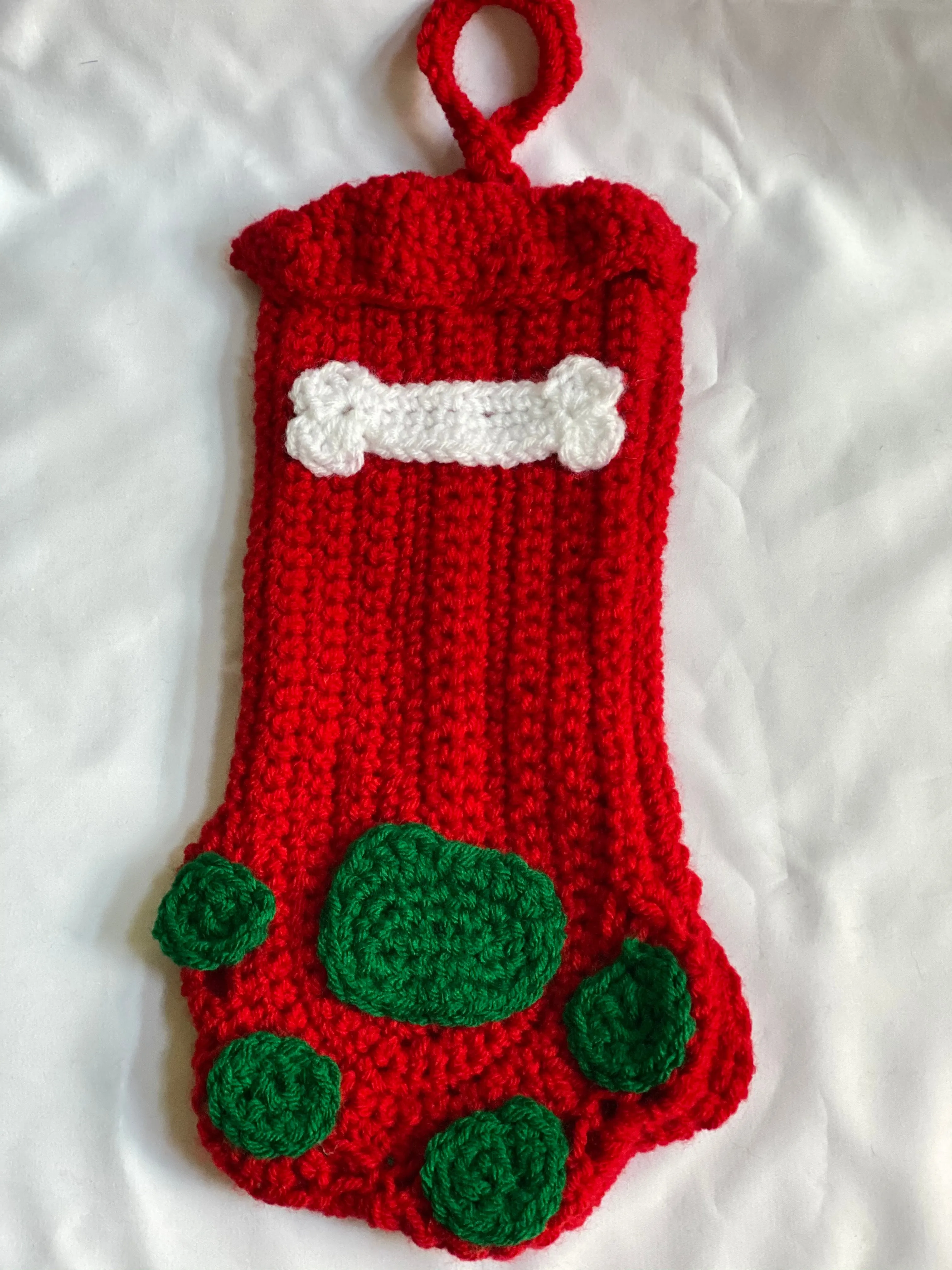 Large Red or Green Christmas Stocking