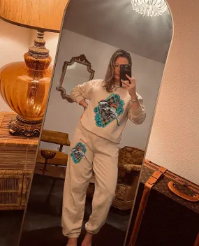 Let's Rodeo Western Sweatshirt Sweatpants