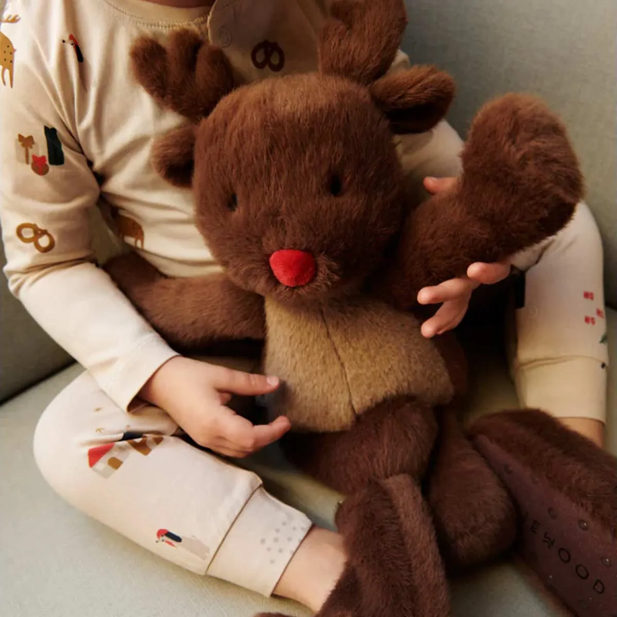 Liewood Berto Reindeer Teddy - Pecan