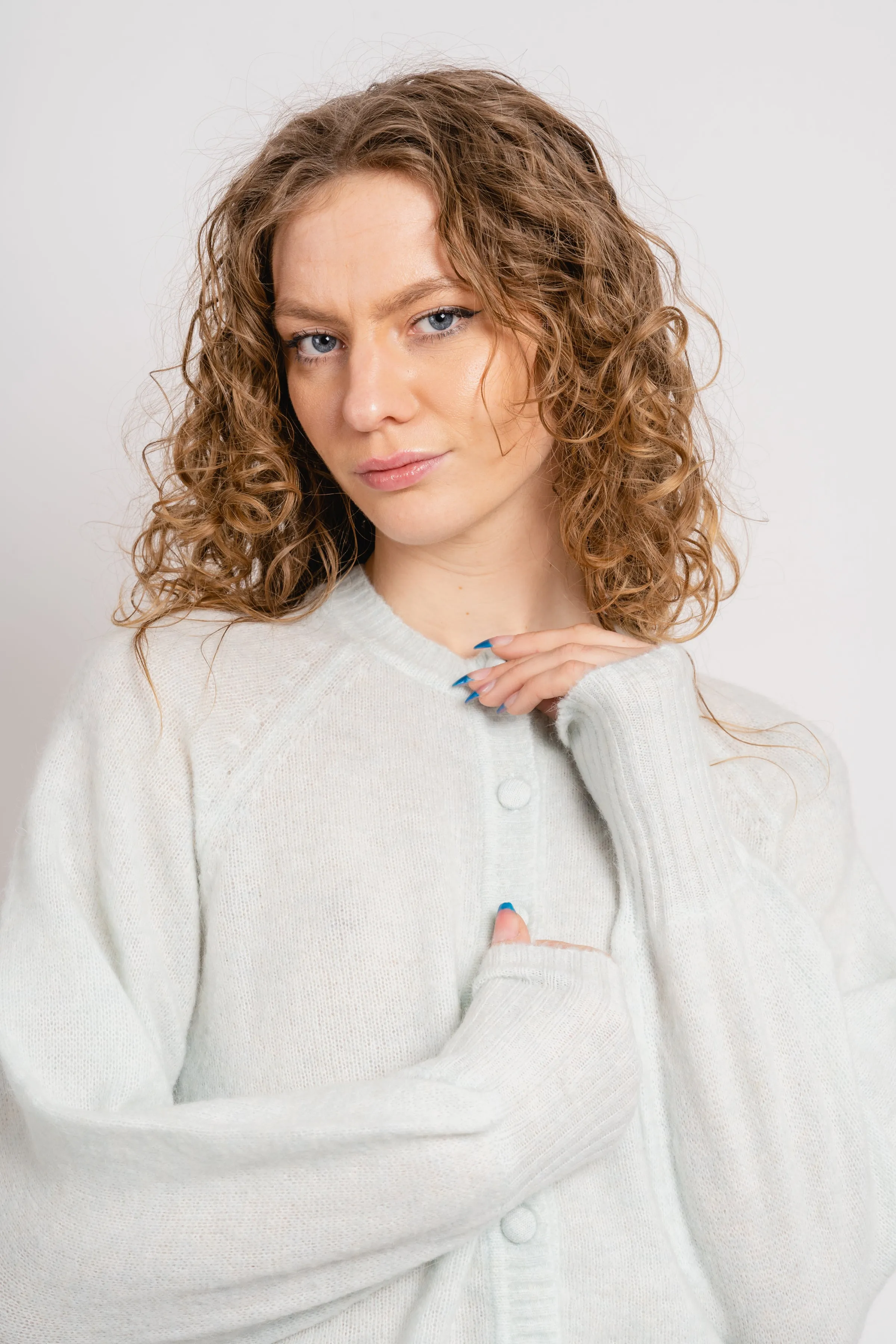 Line Hope Cardigan - Starlight Blue