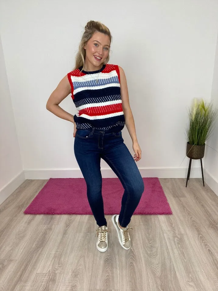 Line Vest Jumper